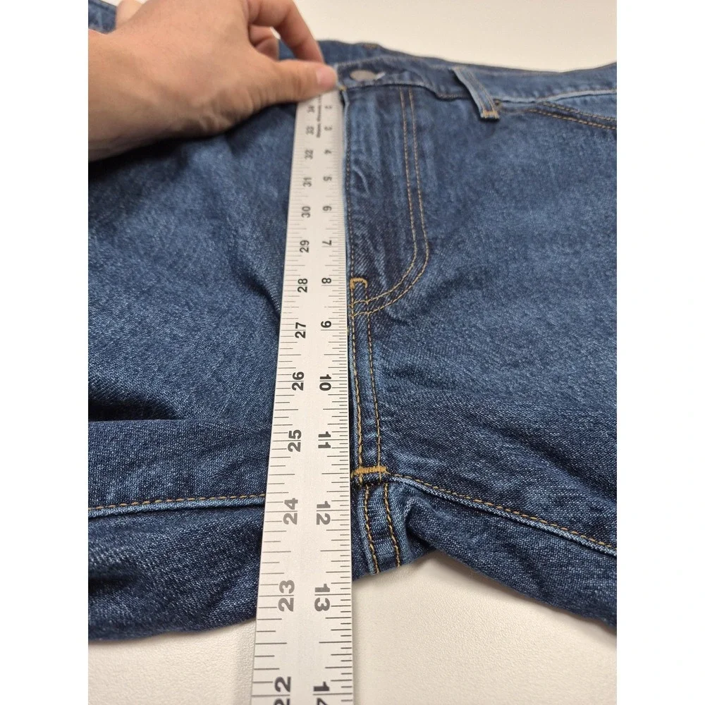 Levis Premium 511 Jeans Mens 36x30 Blue Stretch Denim Medium Wash